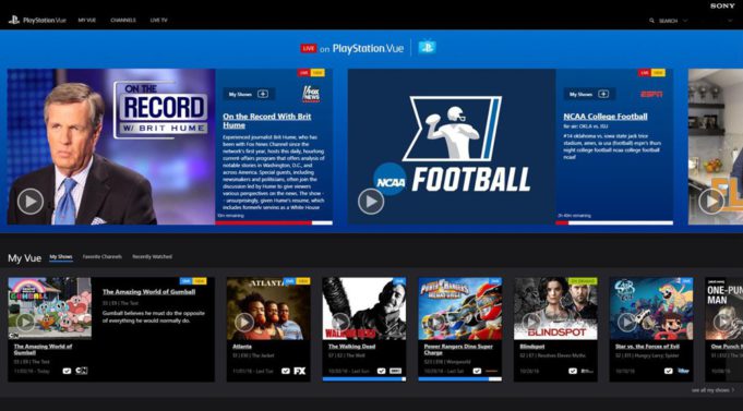 PlayStation Vue