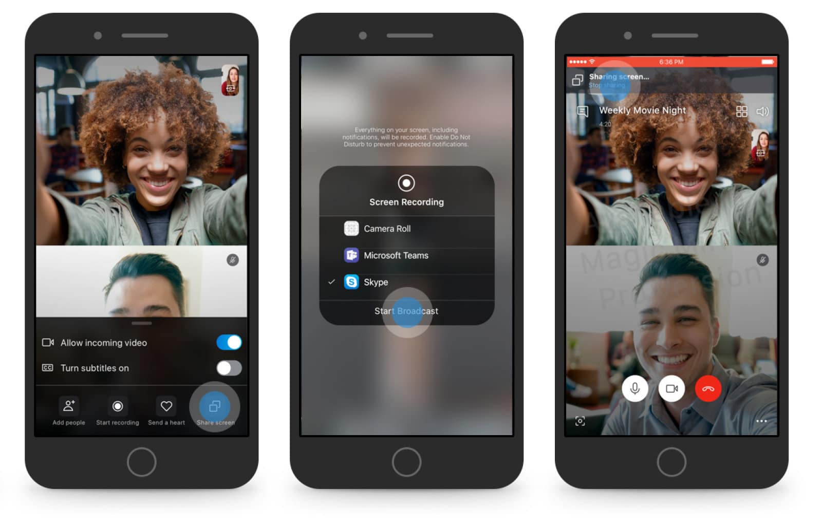 Skype Brings Screen Sharing To Its iOS And Android Apps ...