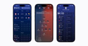 Apple Sports expansion shown on iPhone