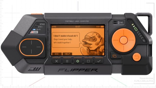 Flipper One modular Linux cyberdeck official image Flipper One modular Linux cyberdeck official image
