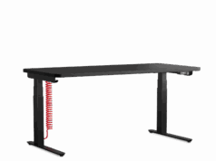 Herman Miller Coyl Gaming Desk in a gaming setup