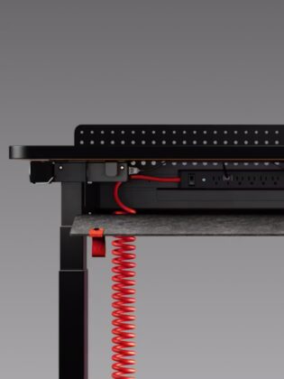 Herman Miller Coyl Gaming Desk shown from another angle