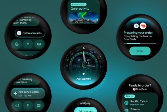 Wear OS 7 features with Gemini and watch widgets