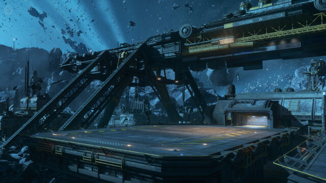 Star Citizen official fankit exterior scene Star Citizen 1 billion funding official fankit space station scene
