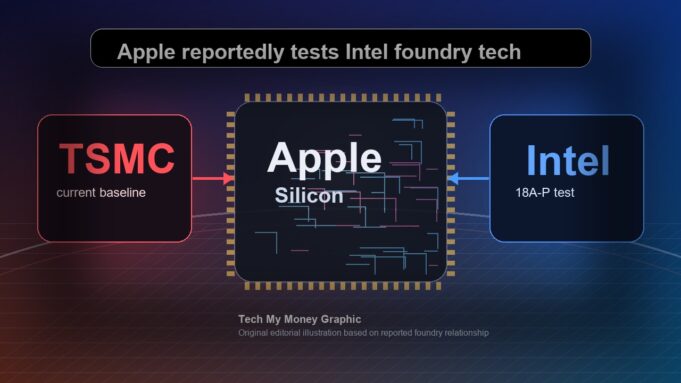 Apple Intel 18A-P testing could give Intel a chip win Apple Intel 18A-P Tech My Money relationship graphic