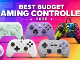 Best budget gaming controllers for 2026 with exact 8BitDo, GameSir, PowerA, and Xbox-style controller picks