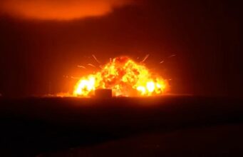 Blue Origin’s New Glenn Explodes in a Fireball at Its Only Launch Pad Blue Origin New Glenn explosion fireball during a static fire test at LC-36