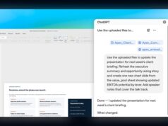 ChatGPT PowerPoint Beta Puts AI Inside Your Decks ChatGPT PowerPoint beta add-in shown inside Microsoft PowerPoint