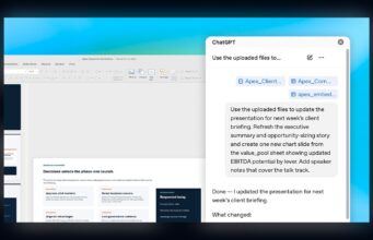 ChatGPT PowerPoint Beta Puts AI Inside Your Decks ChatGPT PowerPoint beta add-in shown inside Microsoft PowerPoint