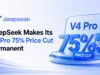 DeepSeek V4 Pro 75 percent price cut permanent