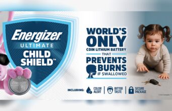 Energizer Ultimate Child Shield Batteries Target Coin-Cell Burns Energizer Ultimate Child Shield batteries prevent ingestion burns campaign image