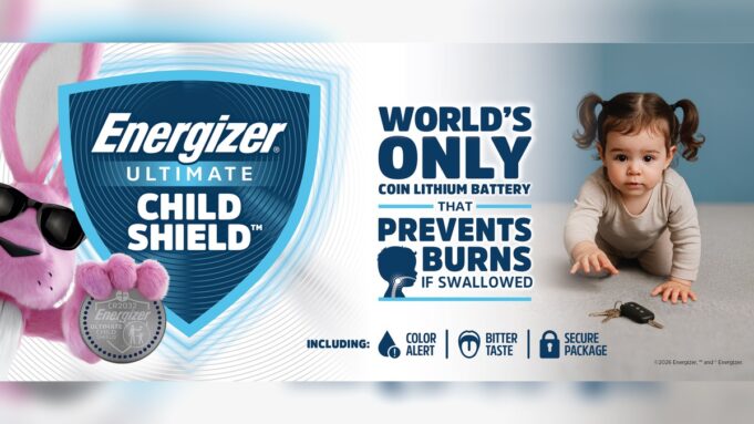 Energizer Ultimate Child Shield Batteries Target Coin-Cell Burns Energizer Ultimate Child Shield batteries prevent ingestion burns campaign image