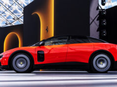 Ferrari Luce Jony Ive LoveFrom electric car side profile
