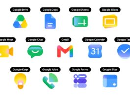 Google app icons gradient redesign