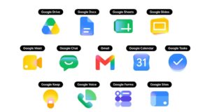 Google app icons gradient redesign