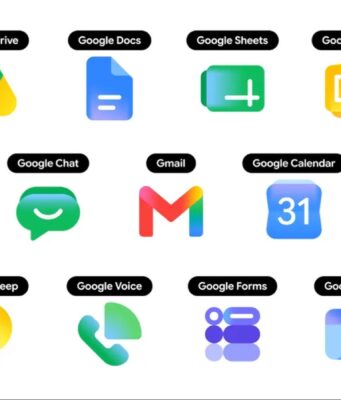 Google app icons gradient redesign