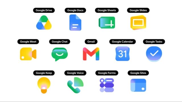 Google gradient app icon redesign Google app icons gradient redesign