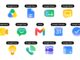 Google app icons gradient redesign