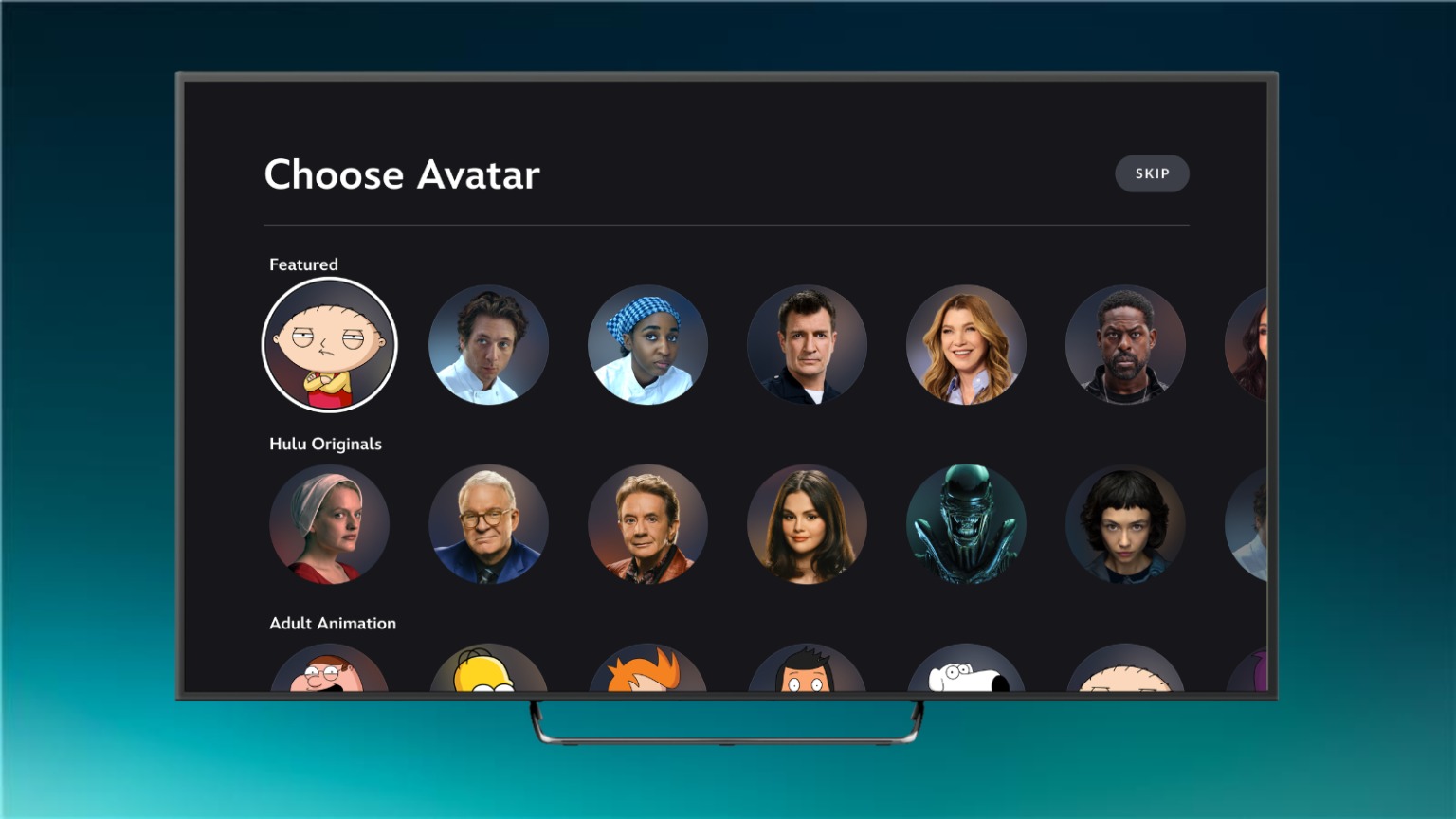 Disney Plus and Hulu avatar selection after profile linking