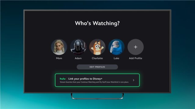 Disney Plus Hulu profile linking prompt