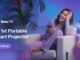 Aurzen Puts Roku TV Inside a Portable Projector Aurzen EAZZE D1R Air portable Roku TV smart projector