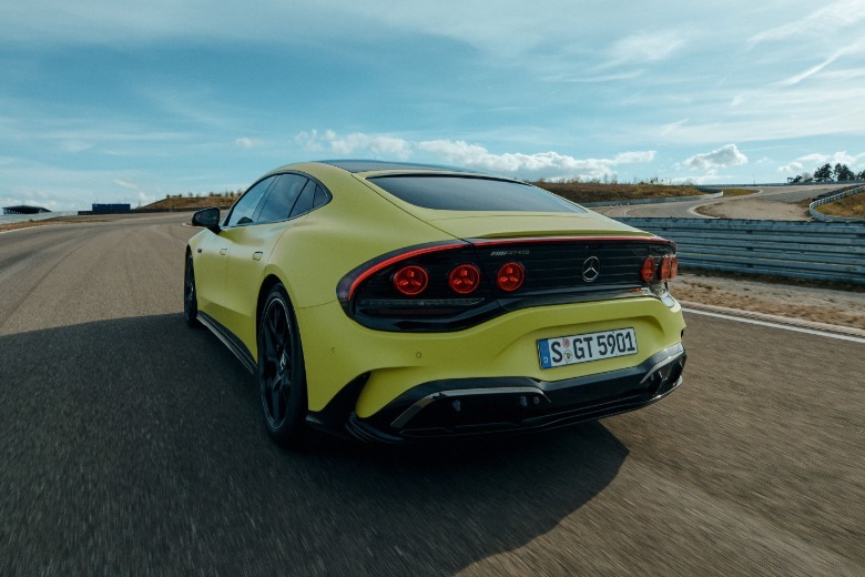 AMG GT EV exterior detail view