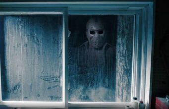 Dead by Daylight Jason Voorhees hockey mask reflection in window