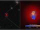 James Webb Spots a Black Hole That May Have Formed Before Its Galaxy James Webb black hole gas velocity map for Abell2744-QSO1