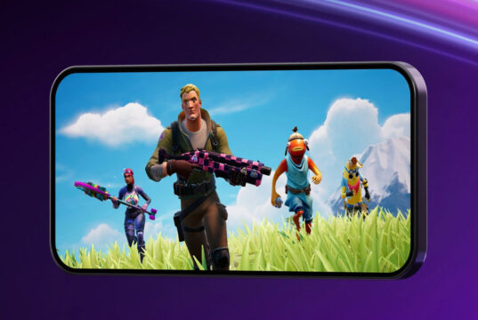 Fortnite App Store return shown on a mobile phone