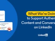 LinkedIn authentic content and AI comments