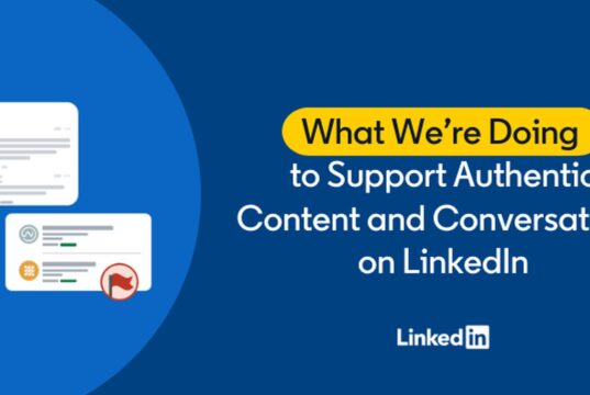 LinkedIn authentic content and AI comments