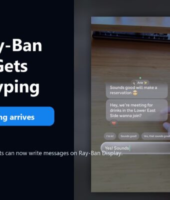 Meta Ray-Ban Display Can Now Type From Finger Movements