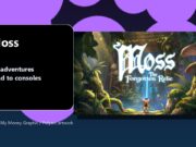 Moss console release graphic featuring official Moss artwork