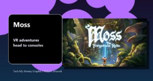 Moss console release graphic featuring official Moss artwork