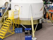 Blue Origin lunar lander training cabin prototype at NASA