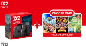 Nintendo’s $500 Switch 2 Bundle Lets You Pick One First-Party Game Nintendo Switch 2 bundle official artwork with console and game choices