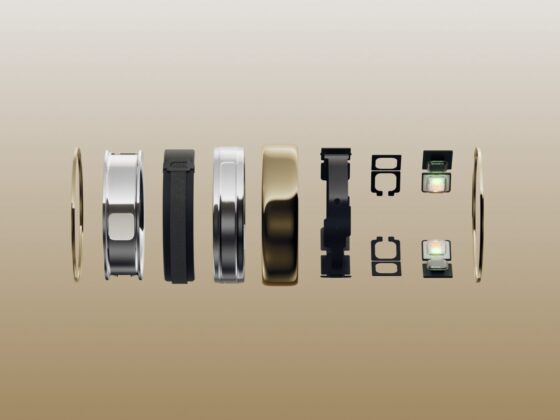 Oura Ring 5 sensor deconstruction image from Oura