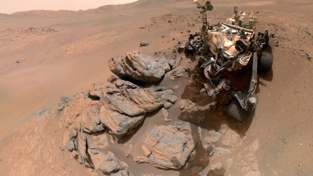 Perseverance Mars selfie from NASA showing the rover on Mars