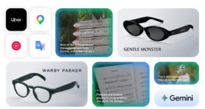 Android XR smartglasses from Google Samsung Gentle Monster and Warby Parker