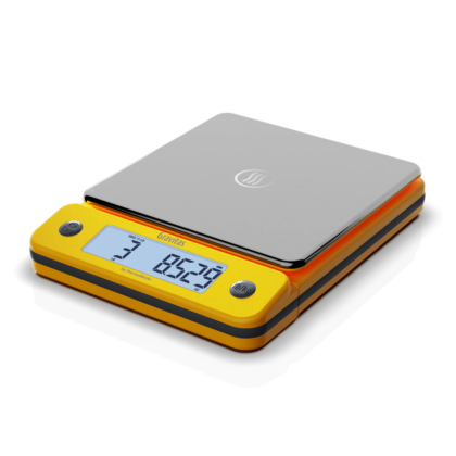 ThermoWorks Gravitas precision kitchen scale in Yellow