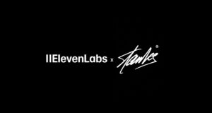 ElevenLabs and Stan Lee partnership logo lockup
