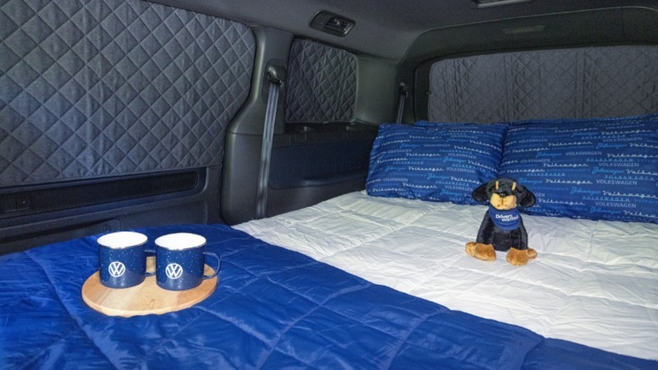 VW ID. Buzz 2027 fold-out mattress official Volkswagen image