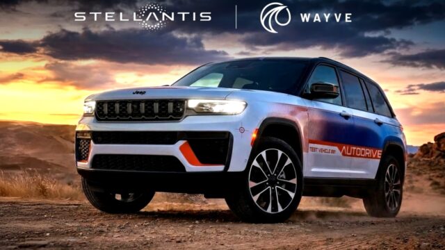 Stellantis and Wayve Jeep test vehicle for supervised automated driving partnership