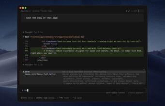 Grok Build coding agent interface screenshot