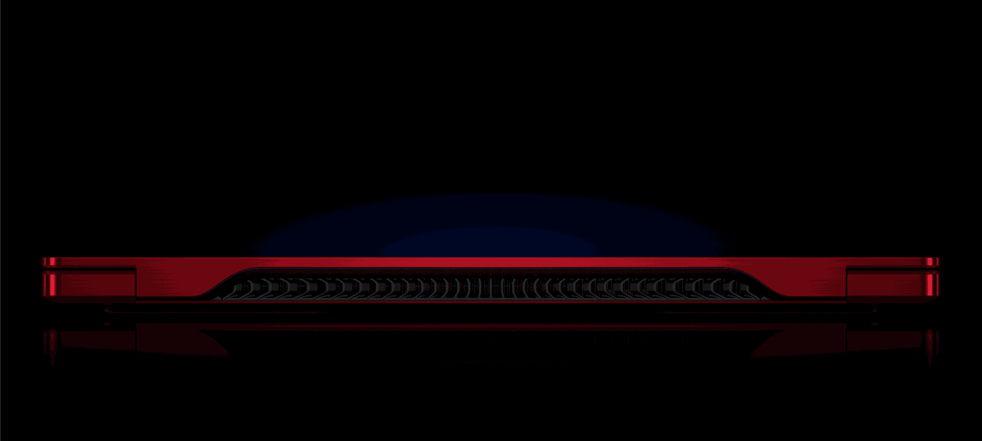 HP Ferrari AI PC rear vent design
