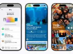 iOS 27 Apple services features shown on iPhone 17 Pro screens.