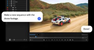 Adobe Firefly AI Assistant creating a new sequence inside Premiere Pro