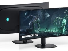 Alienware AW3926QW Is the First 39-Inch 5K OLED Monitor Alienware AW3926QW 39-inch 5K OLED gaming monitor shown from the front and back