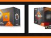 AMD Ryzen 7 7700X3D and Ryzen 7 5800X3D X3D gaming CPU boxes
