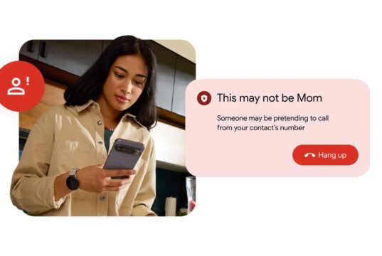 Android fake call detection warning that says This may not be Mom